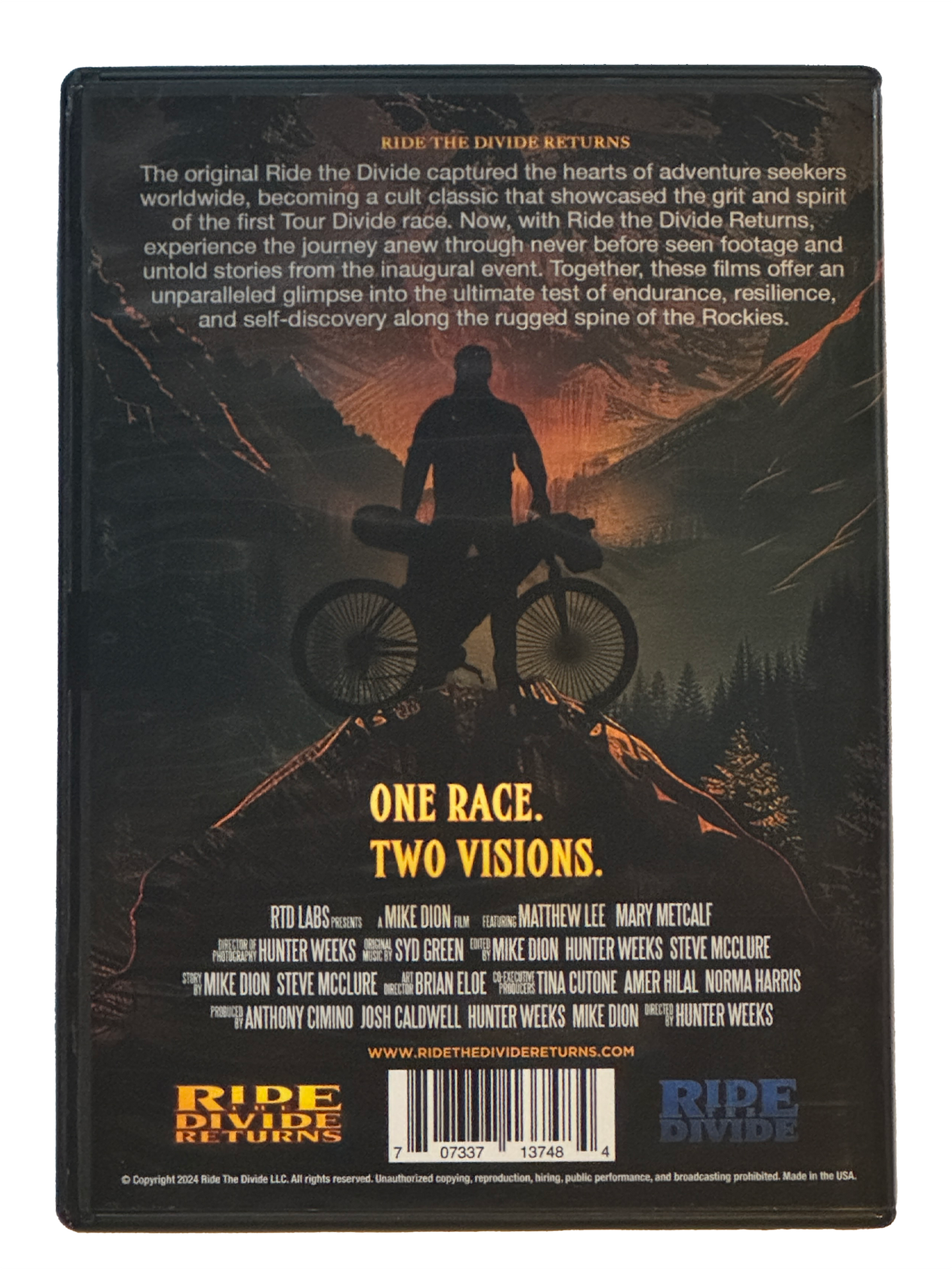 Ride the Divide + Returns 2 Disc DVD